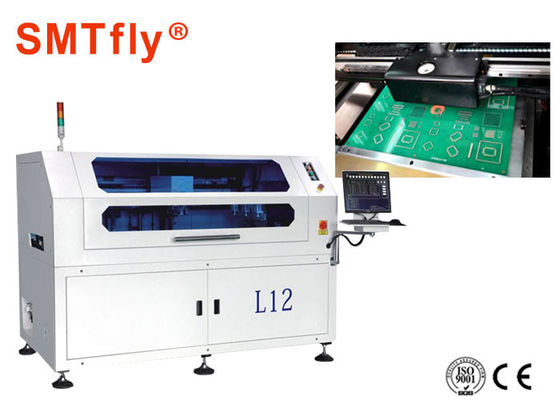 China impressora do diodo emissor de luz do PWB da máquina de impressão da pasta da solda de 1200mm com sistema SMTfly-L12 do raspador fornecedor